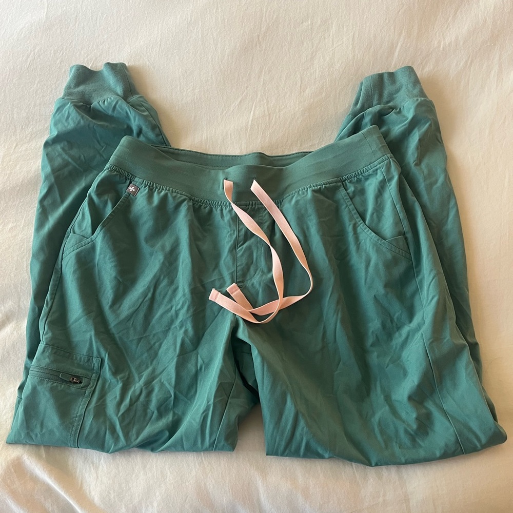 Figs Technical Collection Teal Joggers